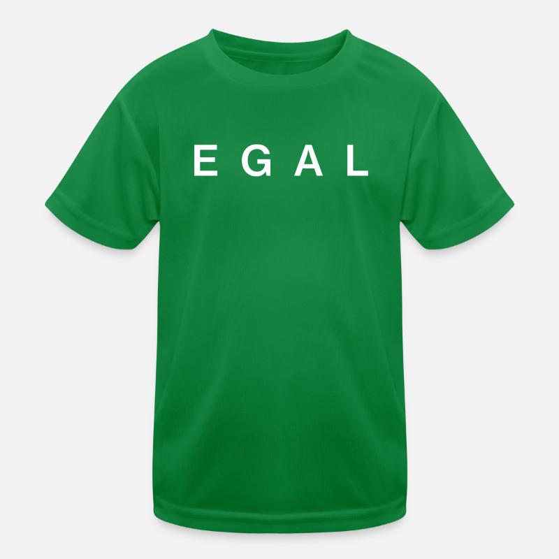 EGAL – Minimal Statement Kinder Funktions-T-Shirt