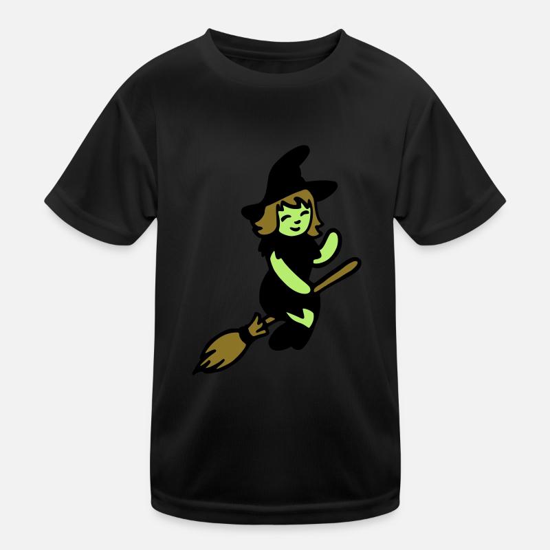 Chibi Witch Kids Functional T-Shirt