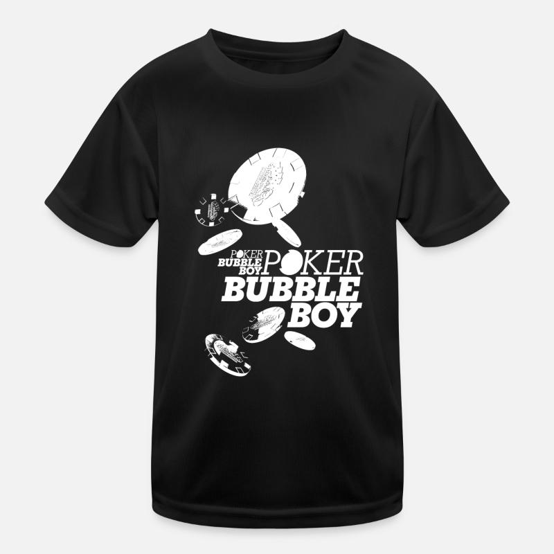 Poker - Bubble Boy (white) - Kids Functional T-Shirt - black