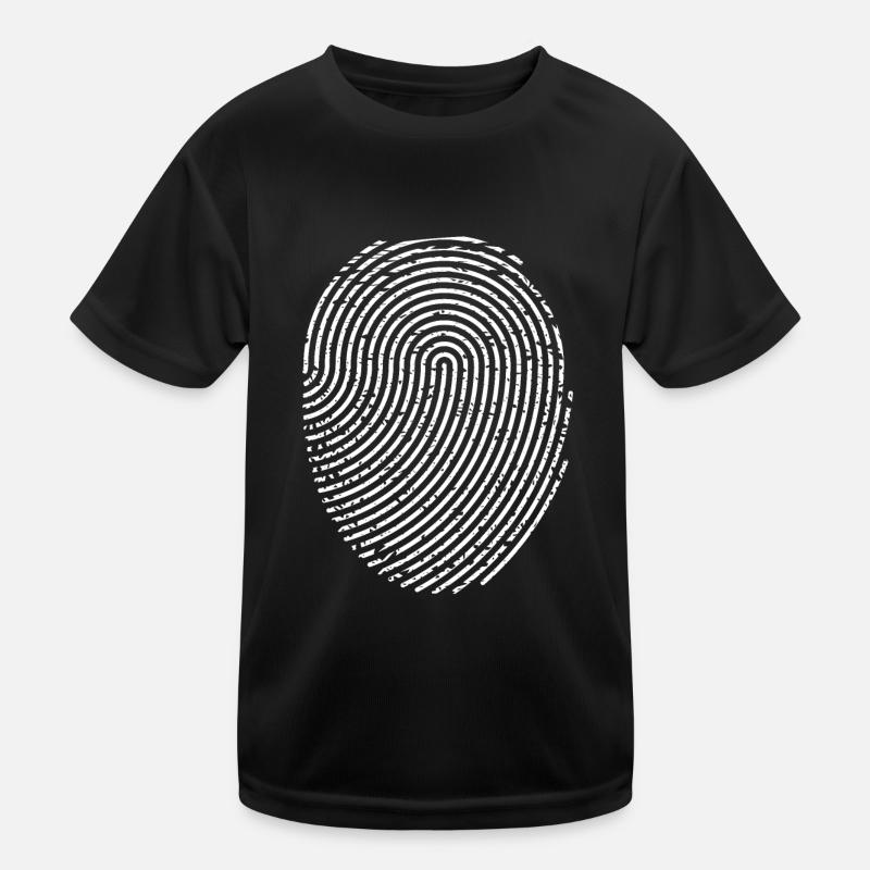Conception d'empreintes digitales T-shirt sport Enfant