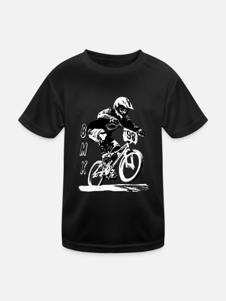 bmx race - T-shirt sport Enfant - noir