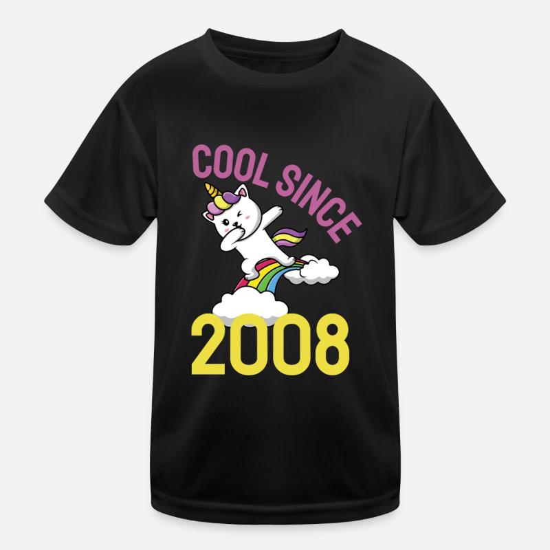 Cool depuis 2008 Dabbing chat 14ème anniversaire T-shirt sport Enfant