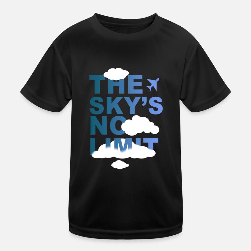 The Sky s No Limit Shirt T-shirt sport Enfant