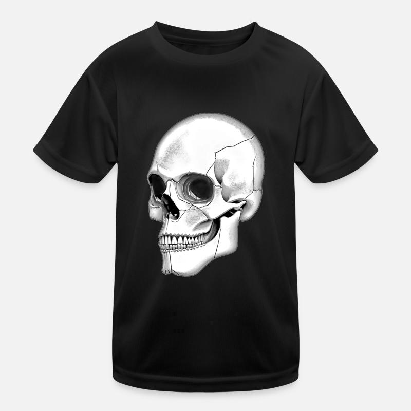 Skull Skull Side Graphic T-shirt sport Enfant