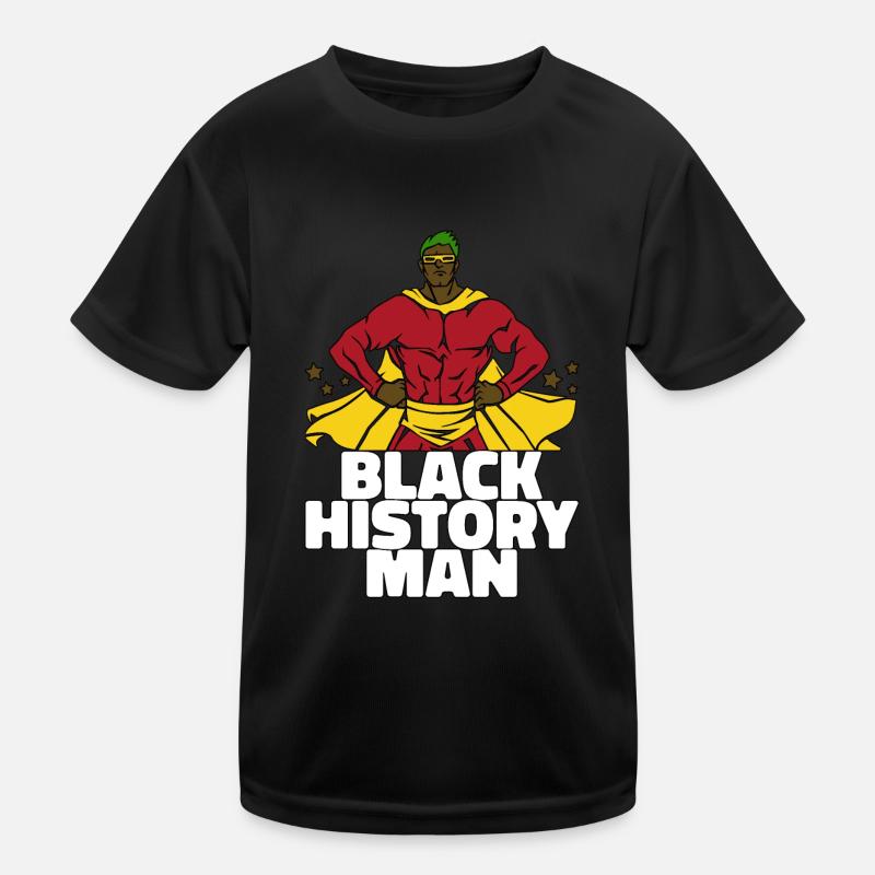 black history Held Geschenk Kinder Funktions-T-Shirt