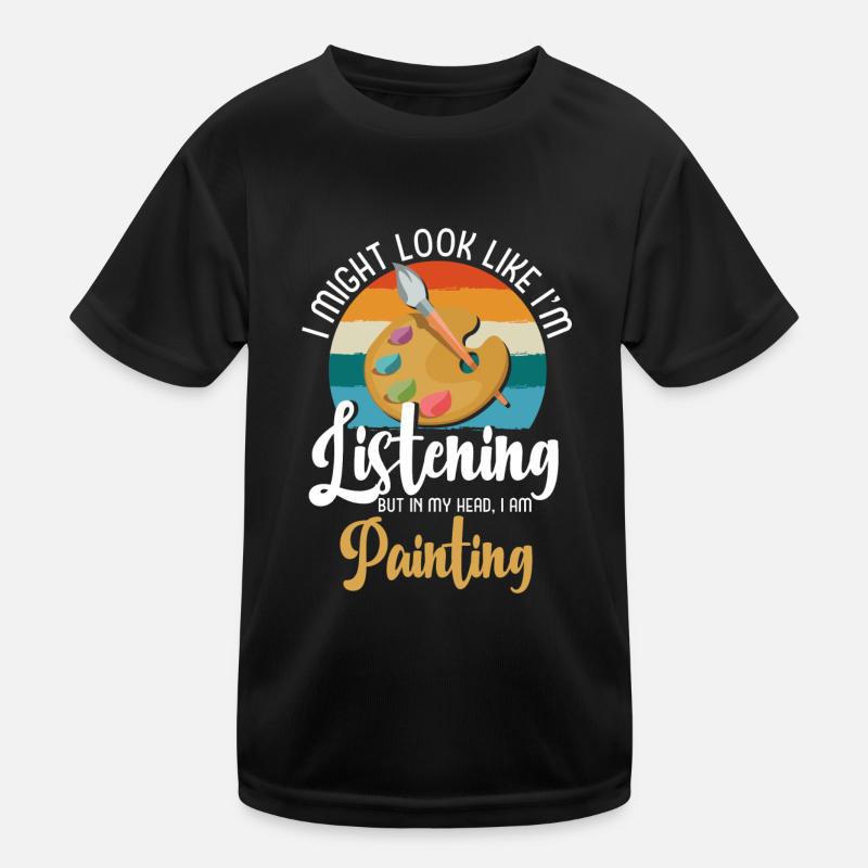 Maler Farbroller Farbe Kinder Funktions-T-Shirt