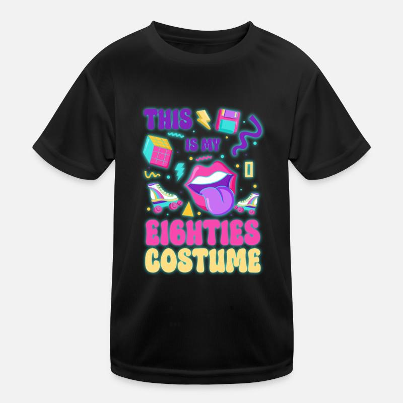 80er Cool Kinder Funktions-T-Shirt