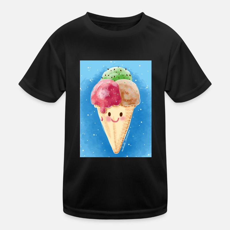 Eiscreme Kinder Funktions-T-Shirt