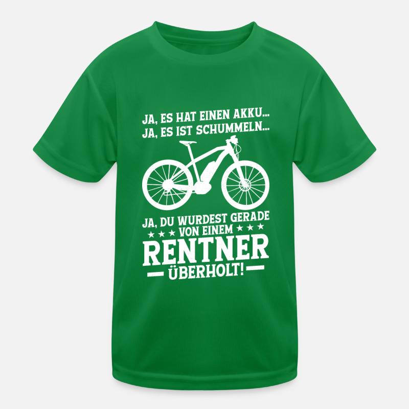 Ja, es hat einen Akku... Ja, es ist schummeln... Kinder Funktions-T-Shirt