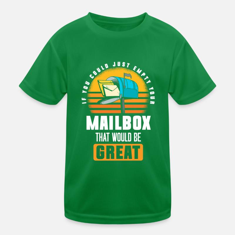 Post Deliverer Parcel Courier Service Kids Functional T-Shirt