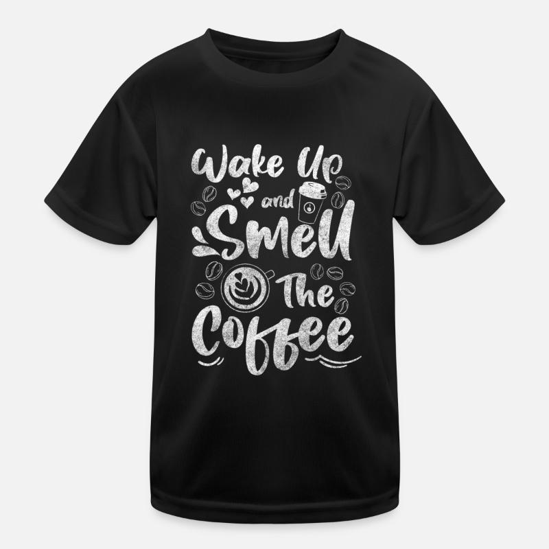 Coffee Lovers Breakfast Coffee Bean Coffee Shop T-shirt sport Enfant