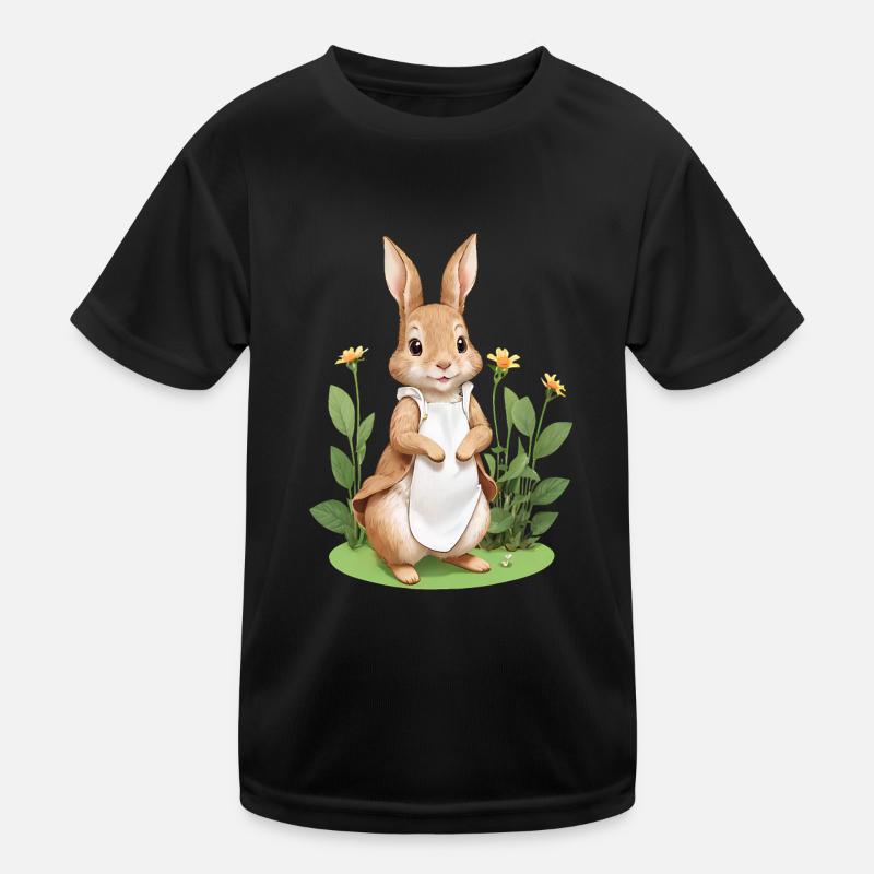 Mignon Lapin Marron 9 T-shirt sport Enfant