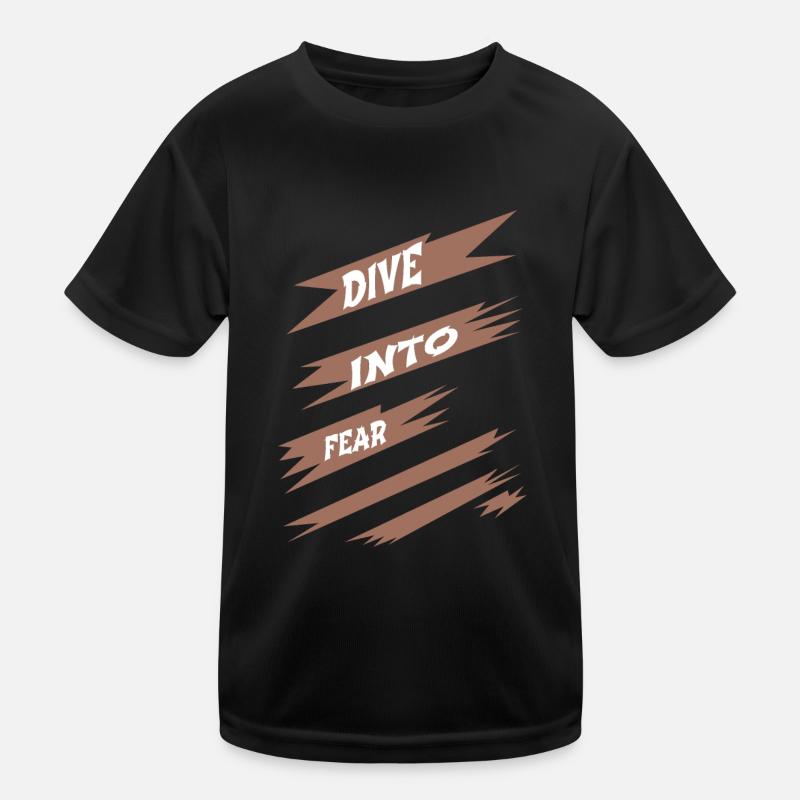 fun inner courage courage mindset Kinder Funktions-T-Shirt