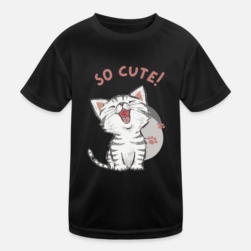 Cat - So cute! Kids Functional T-Shirt