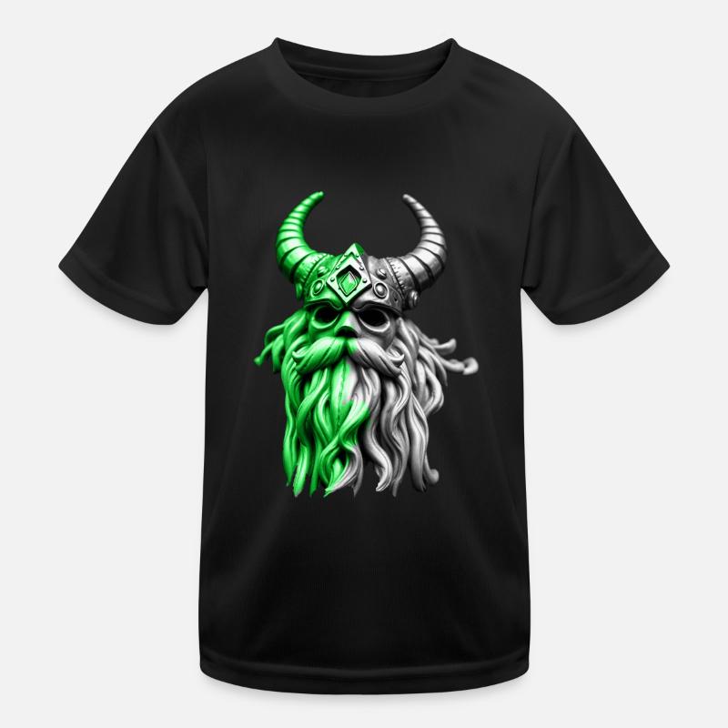 Ragnar Green Kinder Funktions-T-Shirt