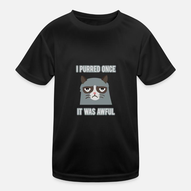 Chat grincheux T-shirt sport Enfant