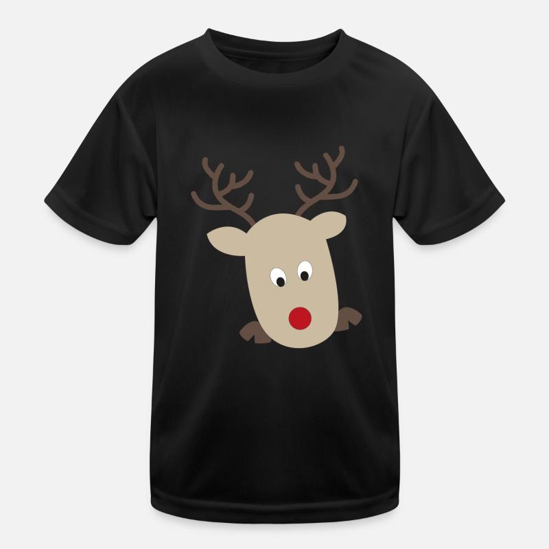 Elch Kinder Funktions-T-Shirt