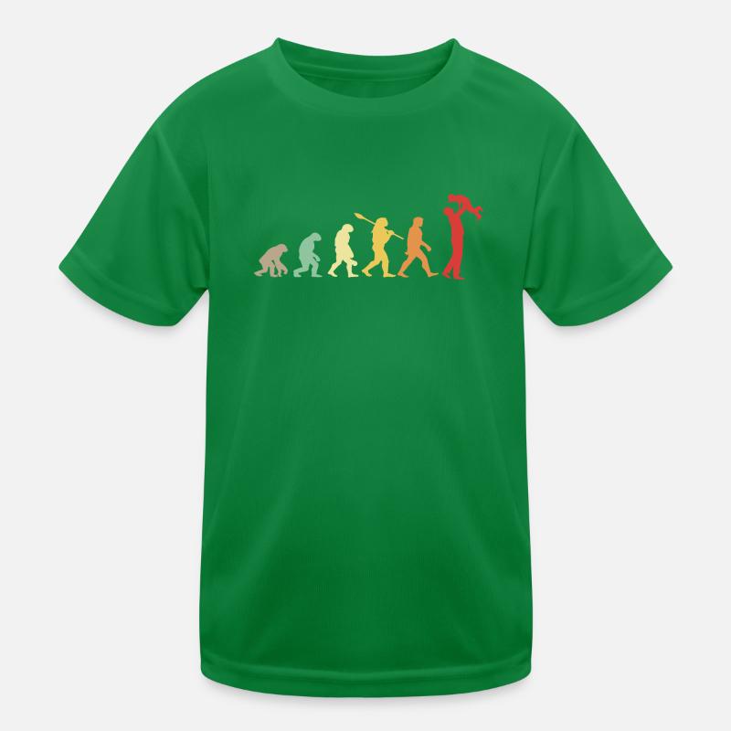 Évolution Darwin pour les Papas 👨‍👧‍👦 T-shirt sport Enfant