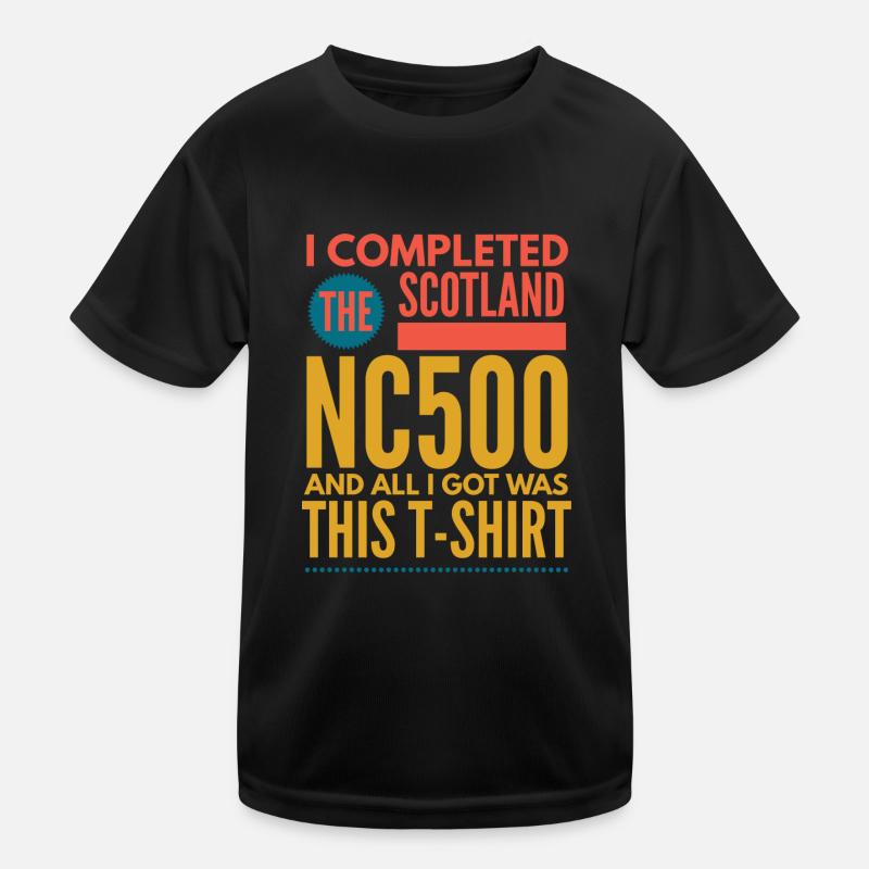 nc500 completed 2 - Kids Functional T-Shirt - black