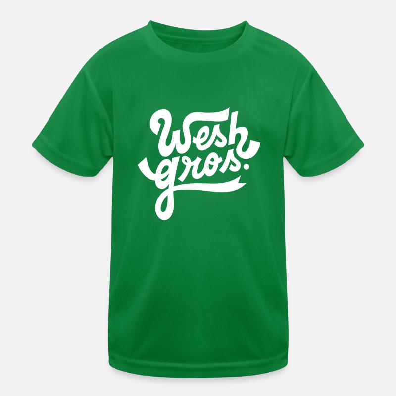 Wesh gros T-shirt sport Enfant