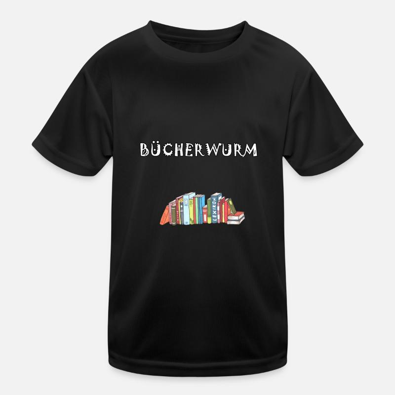 Buch Buch Bücher Bücher lesen Bücherwurm Buch Kinder Funktions-T-Shirt