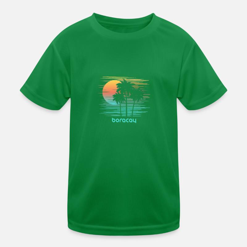 Boracay Philippines Vacances souvenirs élégantes T-shirt sport Enfant
