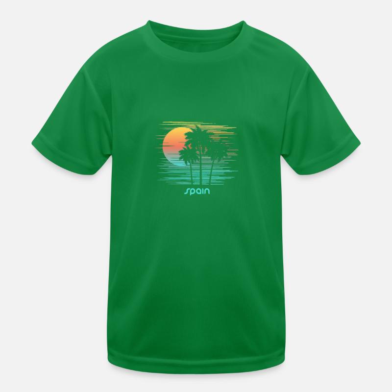 Espagne Vacances souvenirs élégantes T-shirt sport Enfant