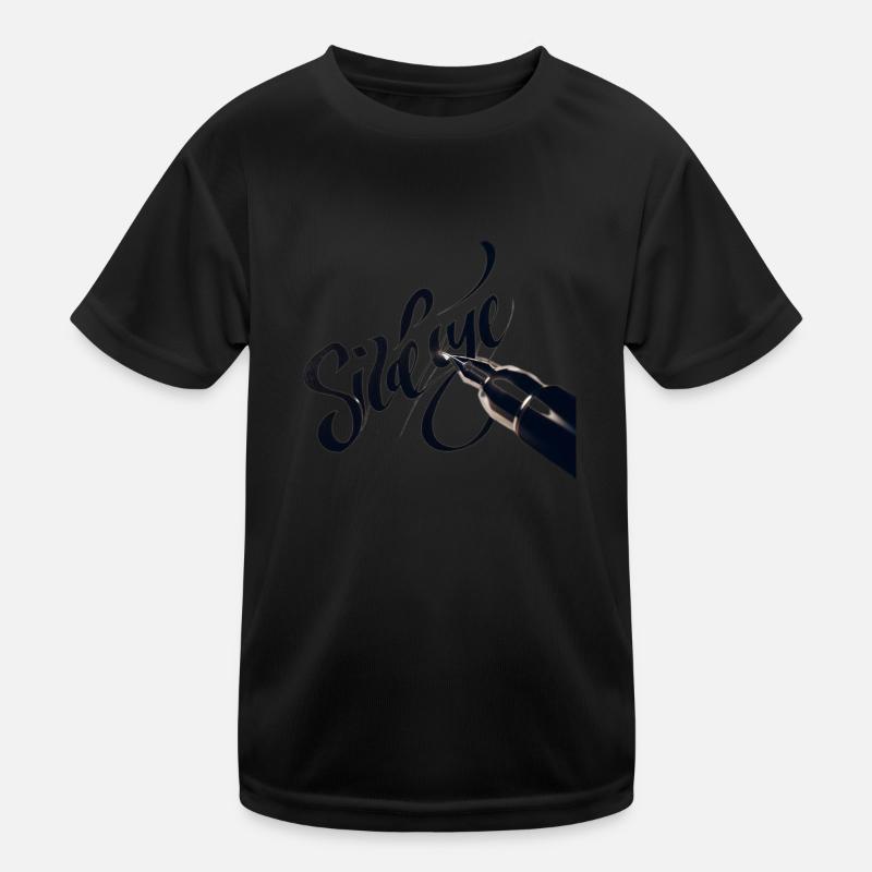 Sideeye eye side eye handschrift Kinder Funktions-T-Shirt