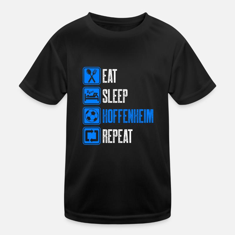 Manger dormir répéter Hoffenheim T-shirt sport Enfant