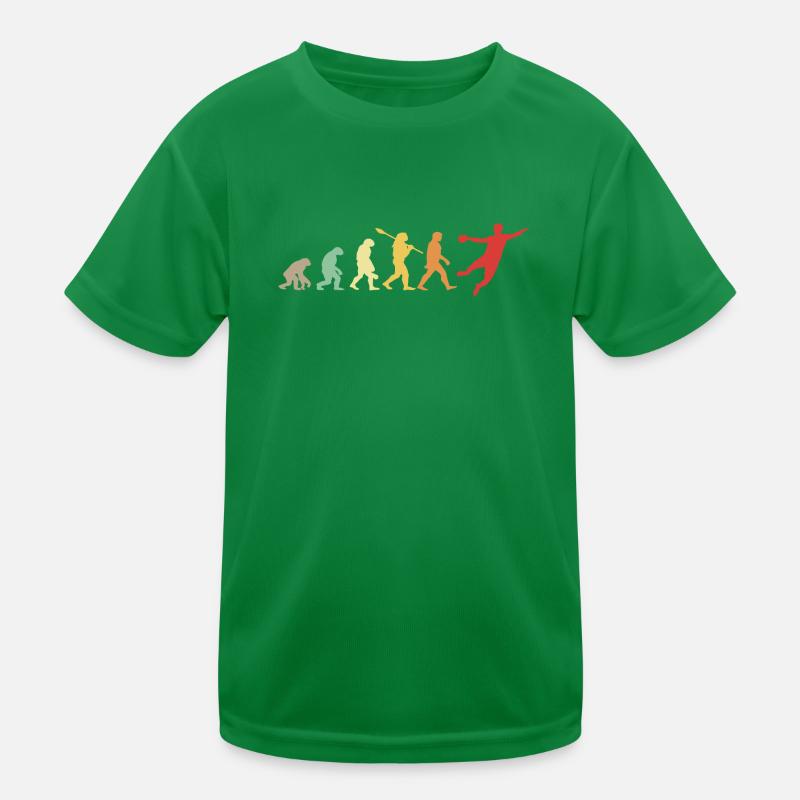 Darwin Evolution for Volleyballists 🏐 Kids Functional T-Shirt