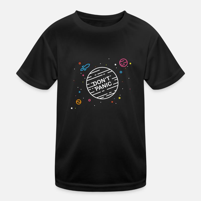 Don't Panic Kinder Funktions-T-Shirt