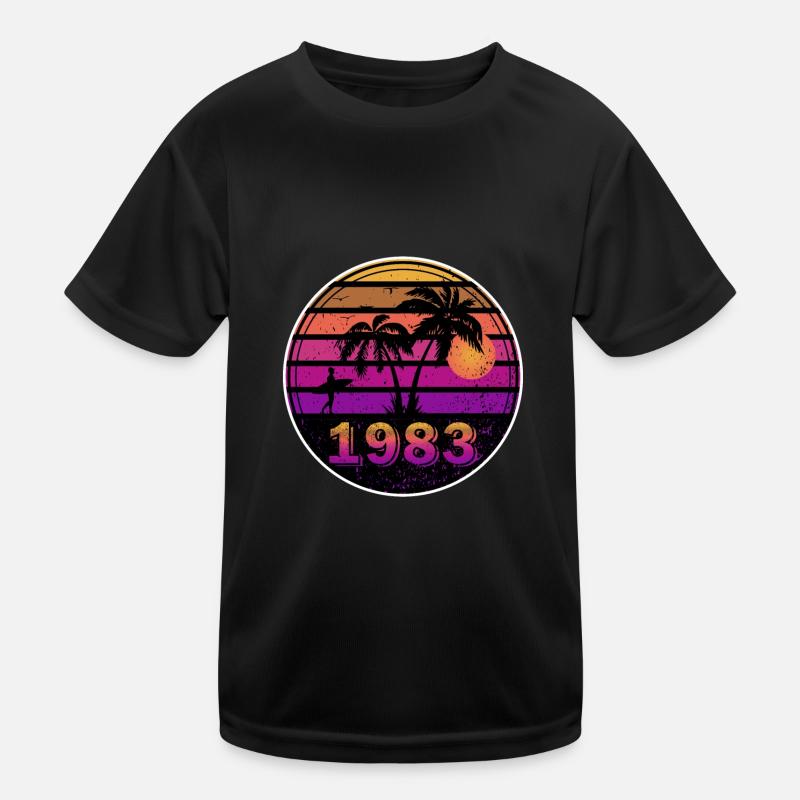Né en 1983 T-shirt sport Enfant