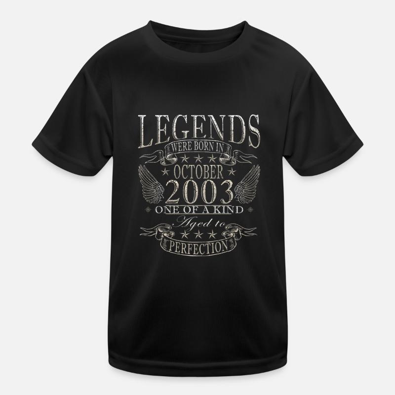 october 2003 anniversary october 2003 october Kids Functional T-Shirt