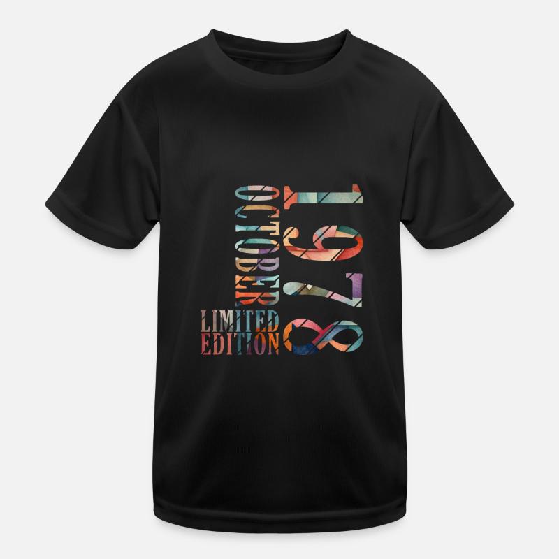 Octobre 1978 Anniversaire Octobre 1978 Octobre T-shirt sport Enfant