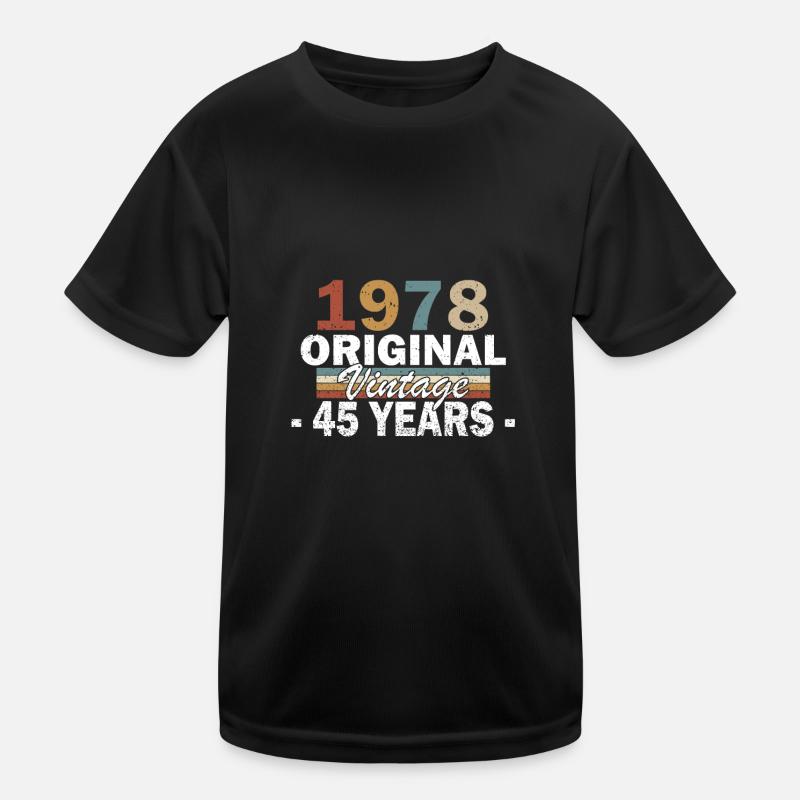 Né en 1978 T-shirt sport Enfant