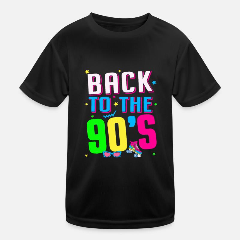 Back To The 90's - 90iger 1990 Kinder Funktions-T-Shirt