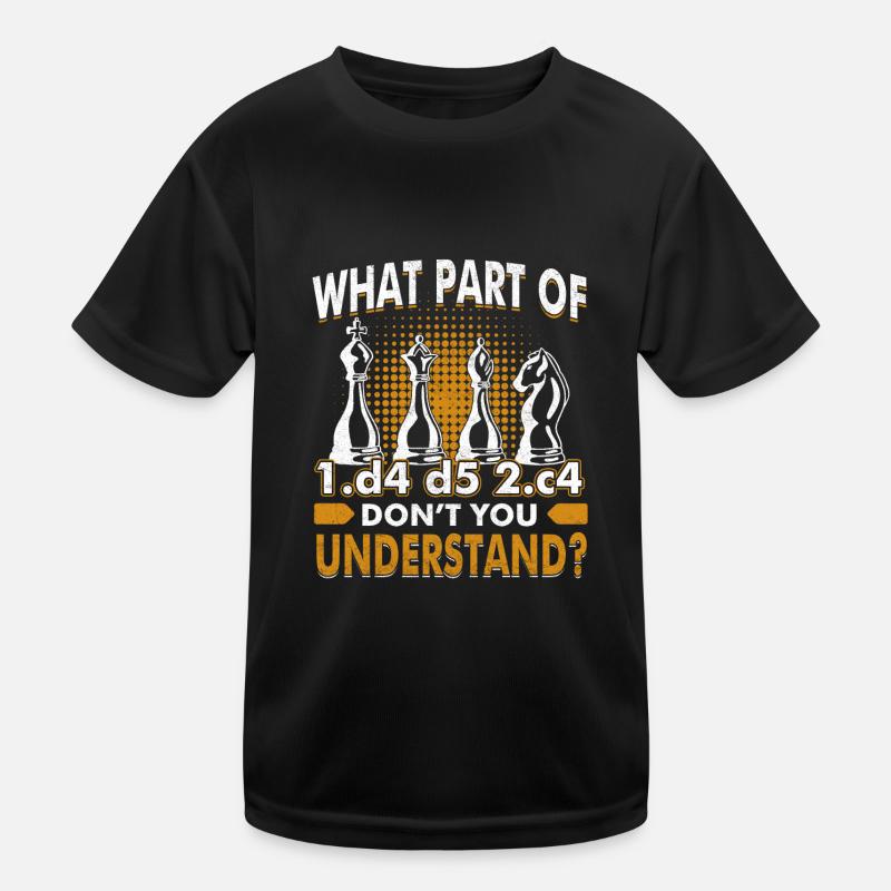 Chess, Chess, Chess Player Kids Functional T-Shirt