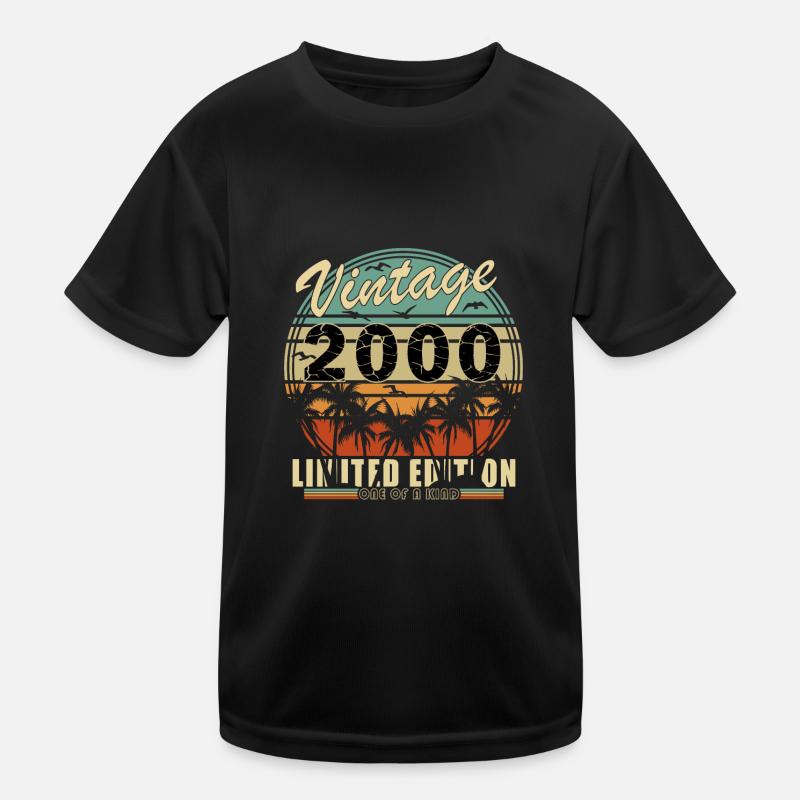 Millésime 2000 - Millésime 2000 - 24 Ans Rétro T-shirt sport Enfant