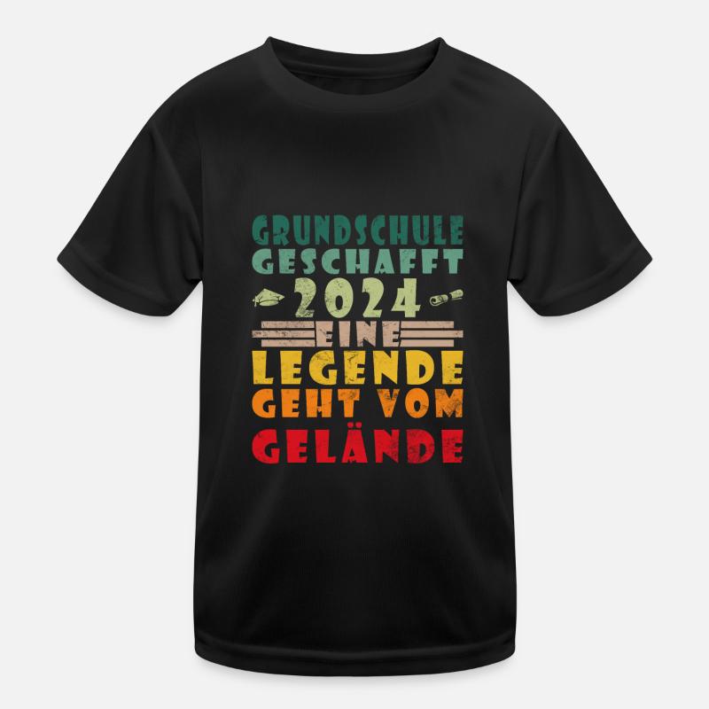 Grundschule Legende Grundschule Abschluss 2024 Kinder Funktions-T-Shirt