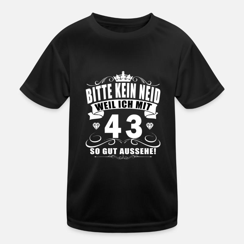 43 Anniversaire 43 ans 43 ans 43 ans T-shirt sport Enfant