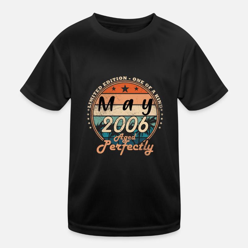 Mai 2006 Geburtstag Mai 2006 Geschenk Mai 2006 Kinder Funktions-T-Shirt