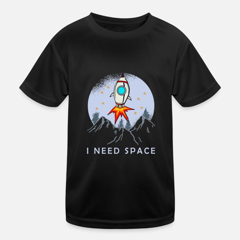 I Need Space Kinder Funktions-T-Shirt