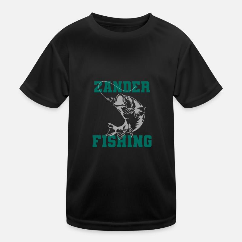 Zander Angler Kids Functional T-Shirt