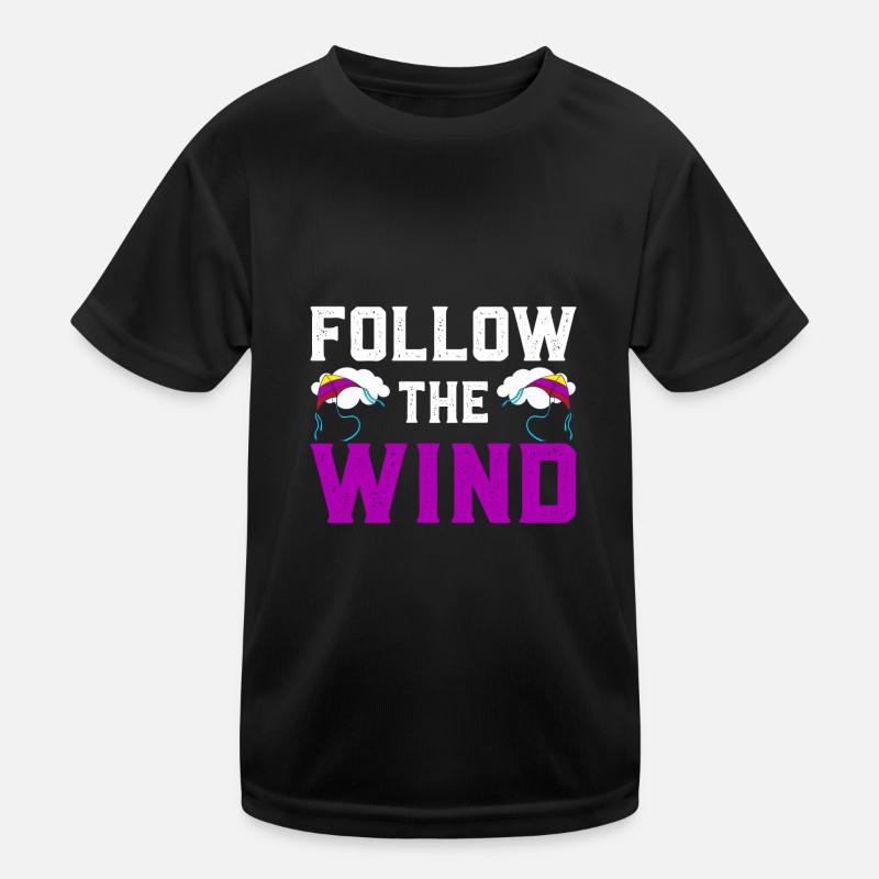 Drachenfliegen Spruch Drachensteigen Geschenk Kinder Funktions-T-Shirt