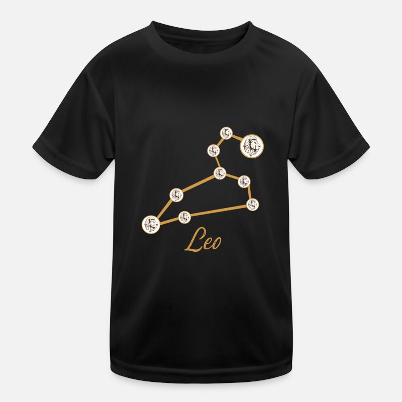 Sternzeichen Löwe Kinder Funktions-T-Shirt