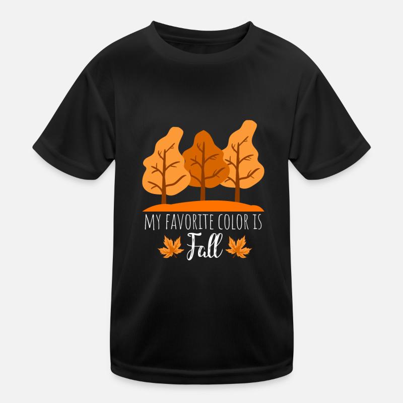 Herbst Spruch Kinder Funktions-T-Shirt