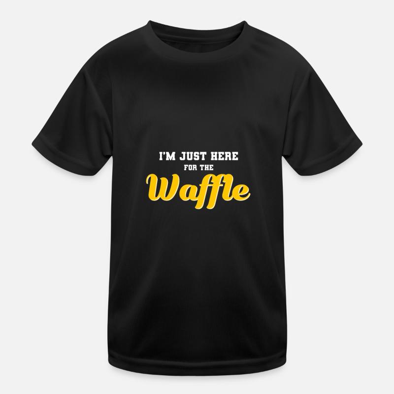 Waffles Waffle Waffle Lover Gift Kids Functional T-Shirt