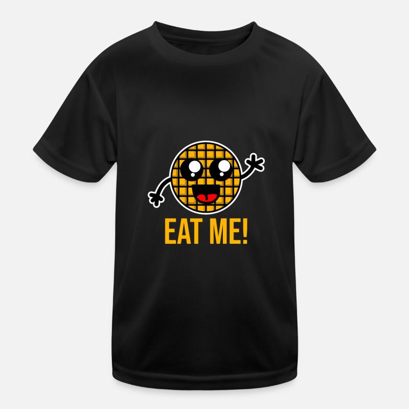 Waffel Comic Kinder Funktions-T-Shirt