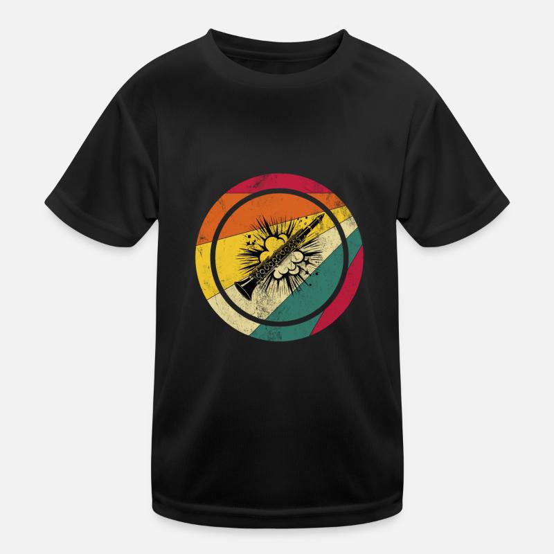 Orchestre d’instruments de clarinette T-shirt sport Enfant