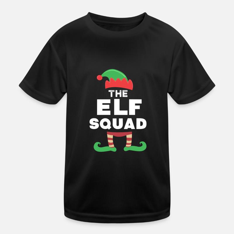 Elf Squad Cute Elf Christmas Kinder Funktions-T-Shirt